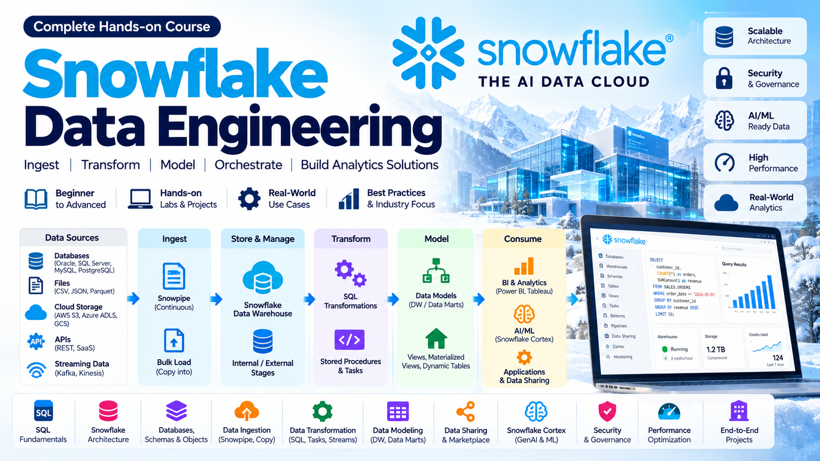 Snowflake Data Engineering